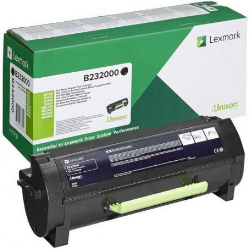 Lexmark Cartucho de toner preto Retornable B232000 , Lexmark , LEXB232000 , 734646668002